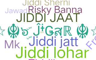Bijnaam - Jiddi