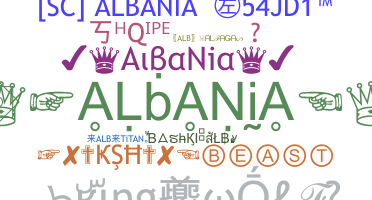 Bijnaam - Albania
