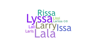 Bijnaam - Larissa