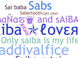 Bijnaam - Saiba