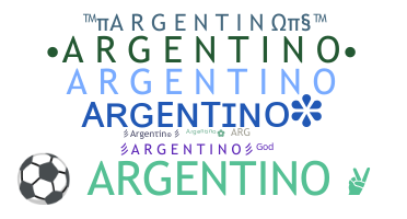 Bijnaam - Argentino