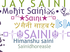 Bijnaam - Saini