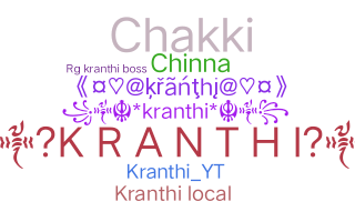 Bijnaam - Kranthi