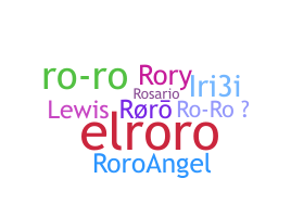 Bijnaam - Roro