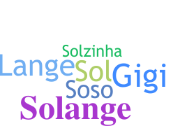 Bijnaam - Solange
