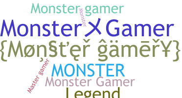 Bijnaam - monstergamer