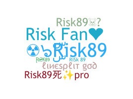 Bijnaam - risk89
