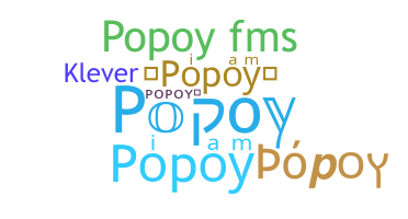 Bijnaam - Popoy