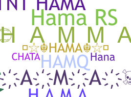 Bijnaam - Hama