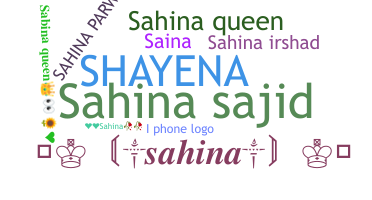 Bijnaam - Sahina