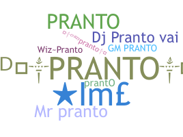 Bijnaam - Pranto