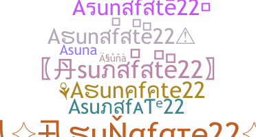 Bijnaam - Asunafate22