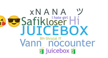 Bijnaam - Juicebox