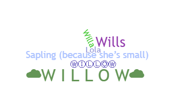 Bijnaam - Willow