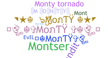 Bijnaam - Monty