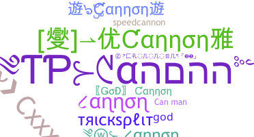 Bijnaam - Cannon